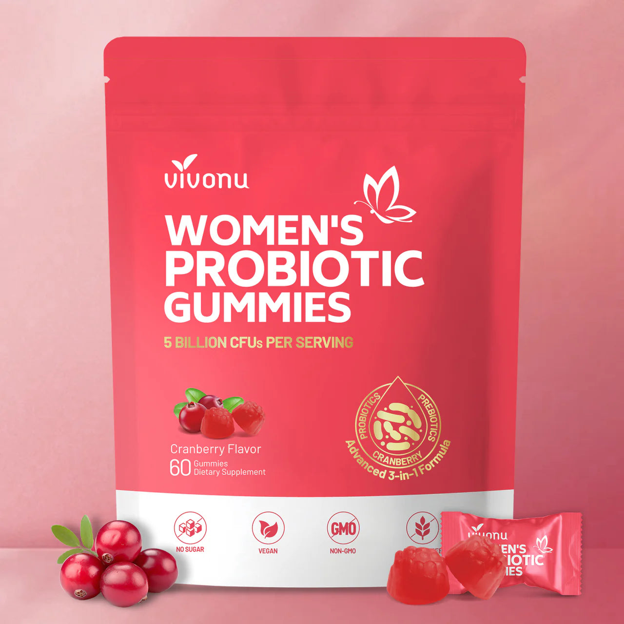 Gummies probiotiques vaginaux
