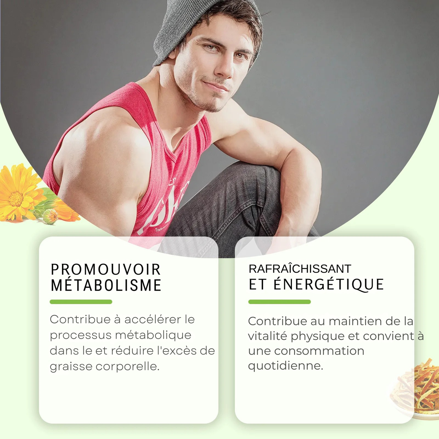 Thé de soutien amincissant à base d'ingrédients naturels purs