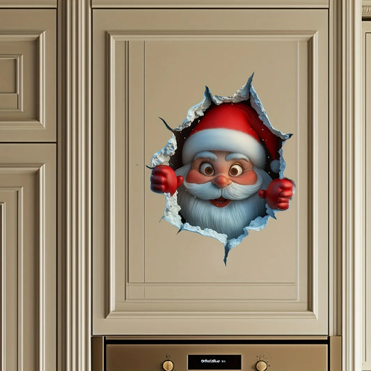 OMNIJOY™ 3D Santa Wall Sticker