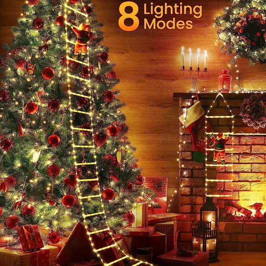 SantaGlow™ – LED Christmas Garland