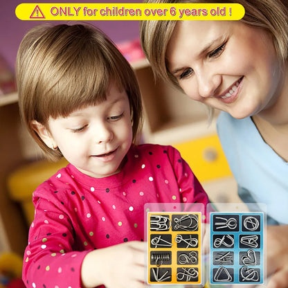 Puzzles Montessori - Casse-Tête Métal de Désenchevêtrement